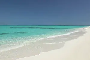 Walter Bibikow Prints: Caribbean, TURKS & CAICOS, Salt Cay Island, Balfour Town: North Beach View