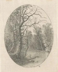 Laurel Prints: Carl C Brenner, On Laurel Creek, 1870s 1880s On Laurel Creek