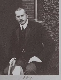 Jung Prints: Carl Gustav Jung by Anonymous /Private Collection/1909/Photograph/Portrait