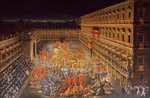 Carnival of 1656, carousel at Palazzo Barberini in honour of Christina of Sweden