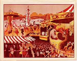 Groups Of People Prints: carnival time