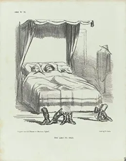 Voorkeursbeeld Prints: Cartoon on Italian unification