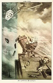 Cartoon Prints: Cartoon from Puck. Joseph Keppler (Austria)