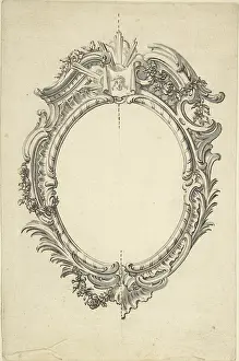 Anonymous Prints: Cartouche with Image of Veronica's Veil with Alternate Designs for the Left