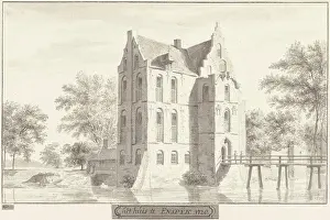 Fineart Prints: The castle Enspijk, Gelderland The Netherlands, Cornelis Pronk, 1728 - 1732