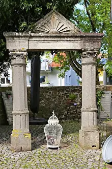 Urban Environment Prints: Castle fountain, showpiece of the Reutlingen reeves