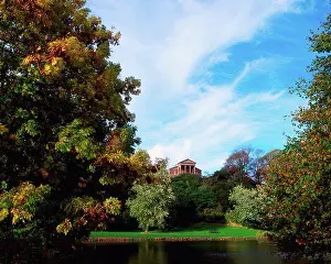 Ward Prints: Castle Ward, Co Down, Ireland, Temple Water and Temple on a 18th Century National Trust property