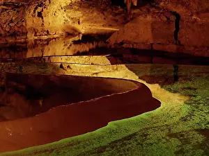 Caves Prints: Cave, Water, gouffre de Padirac, Padirac, France, Europe