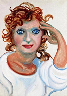 Redhead Prints: Celia II. David Hockney (b.1937)