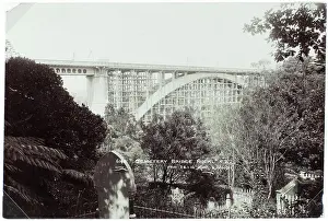 Auckland Prints: Cemetery Bridge, Auckland, New Zealand, 01 February 1910, Dunedin, by Muir & Moodie