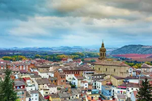 Locations Prints: Cenicero village. La Rioja, Spain, Europe