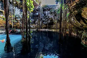 Peninsula Prints: Cenote Oxman, Valladolid, Yucatan, Mexico, Central America