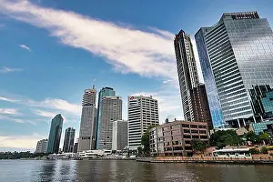 Urban Environment Prints: The Central business district of Brisbane, Queensland, Australia, Oceania