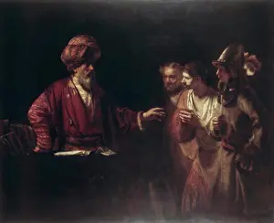 Looking At Prints: The Centurion Cornelius Rembrandt Harmensz van Rijn (1606-1669 Dutch) Oil On Canvas Wallace Collection