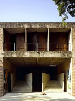Brick Prints: cept university architecture school-exterior view of entrance