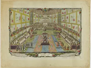 Anonymous Prints: Ceremony of the coronation of Louis XVI on June 11