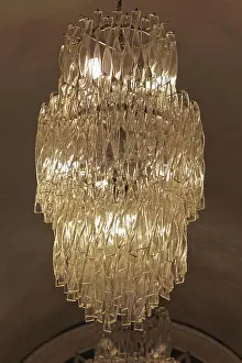 Ausstattung Prints: Chandelier Modern Crystal Glass Decorative Swirls Lights Chandelier Copyright: xZoonar
