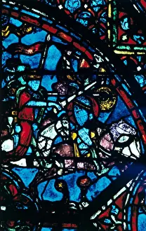 Stained Prints: Charlemagne battles the Saracens
