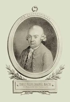 Notes Prints: Charles Philippe Emmanuel Bach, Classical Composers
