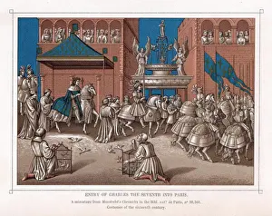 15th Prints: Charles VII, The Victorious (1403-1461) King of France from 1422