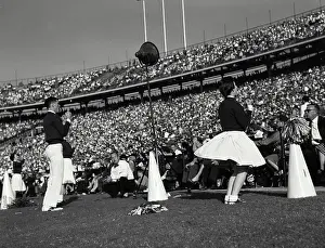 Stadium Prints: Cheerleaders performing in a stadium