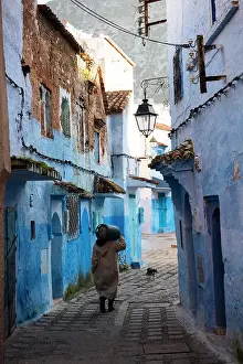 North Africa Prints: Chefchaouen, Morocco, North Africa, Africa