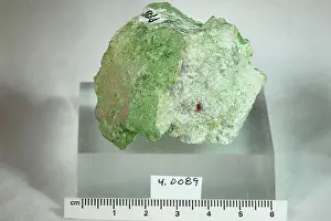 Mineral Prints: Chenevixite. minerals. South America; Chile; Antofagasta Province; Chuquicamata