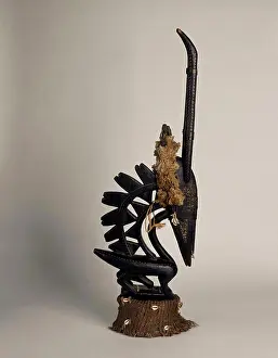 Still Life Prints: Chi-Wara Headdress Bambara Culture African Art Gift of Dr