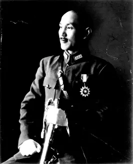 1937 Prints: Chiang Kai Shek (Chinese General). November 01, 1937. (Photo by International News Photos)