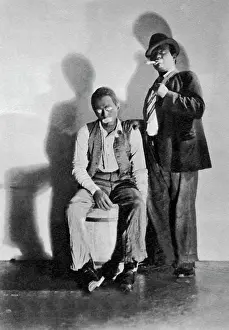 Arts Culture And Entertainment Prints: Chicago, Illinois: c. 1930Freeman Gosden (Amos) and Charles Correll (Andy)