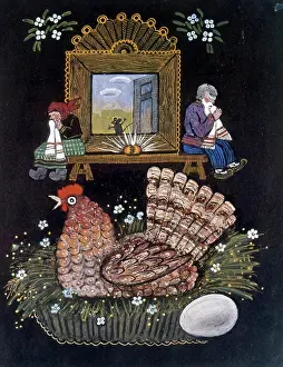 Soviet Prints: The chicken and the golden egg