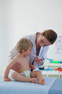 Pediatrics Prints: Child in consultation