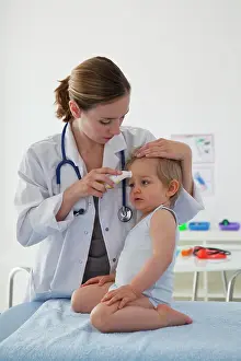 Examination Prints: Child in consultation