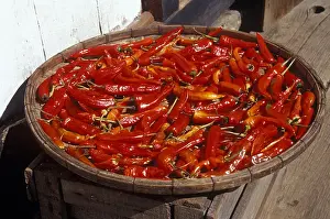 Spicy Prints: CHILE PEPPERS BHUTAN