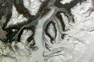 Handheld Prints: Chilean Glaciers Flow Down the Andes Mountains