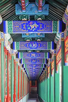 Unesco Prints: China, Beijing, The Summer Palace, Buddhist Fragrance Pavilion, Stairway Gallery