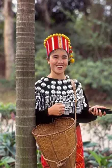 Culture Prints: China, Girl in Jingpo Costume