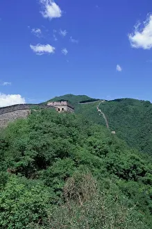 Beijing Prints: China, Near Beijing, Great Wall At Mutianyu