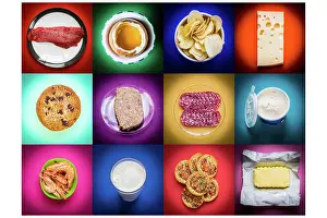 Cheese Prints: Cholesterol -rich foods