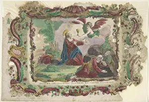 Voorkeursbeeld Prints: Christ in the court of Getemane; Oratio Jesu Christi in Horto: Oracion de Jesu Christo and La Huerta