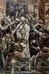 Suffering Prints: Christ Mocked in the House of Caiaphas James Tissot (1836-1902/French)