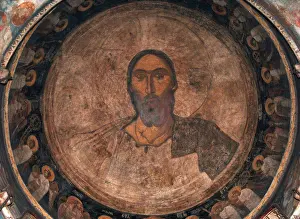 Bible Prints: Christ Pantocrator by Anonymous / Visoki Decani monastery