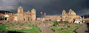 Inca Prints: Christian cathedral and square