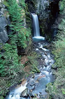 Exposure Prints: Christine Falls, Mount Rainier National Park