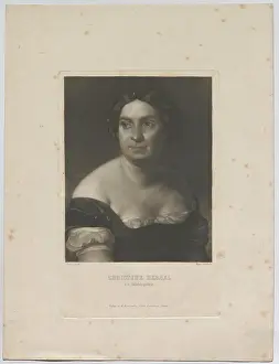 Actress Prints: Christine Hebbel, Court actress