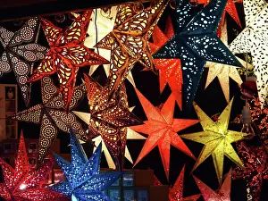 Dekoration Prints: Christmas market in Munich, Bavaria