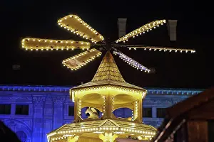 Dekoration Prints: Christmas market in Munich, Bavaria