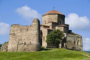 Georgia Prints: The church of Jvari, Mtskheta, UNESCO World Heritage Site