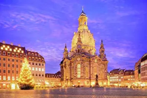 Saxony Prints: Church of Our Lady, Dresden, Germany
