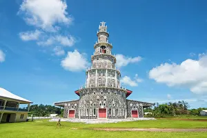 South Pacific Prints: Church of the Sacred Heart, Matautu